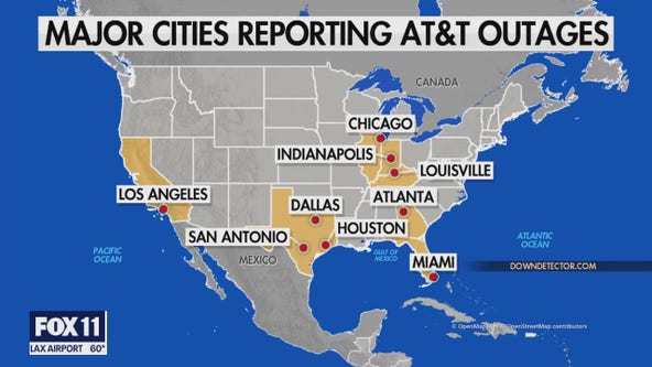 AT&T outage impacts customers nationwide
