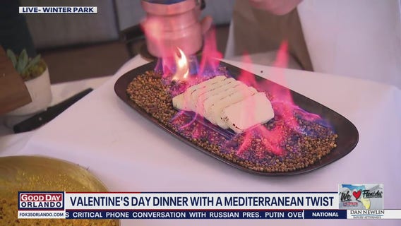 Valentine's Day dinner with a Mediterranean twist