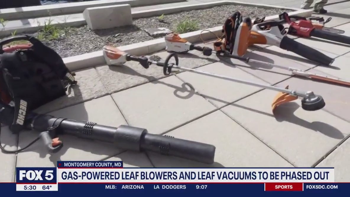 Gas-powered leaf blowers, leaf vacuums to be phased out in Montgomery County