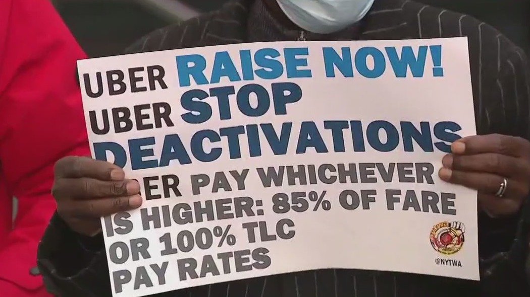 Uber drivers strike