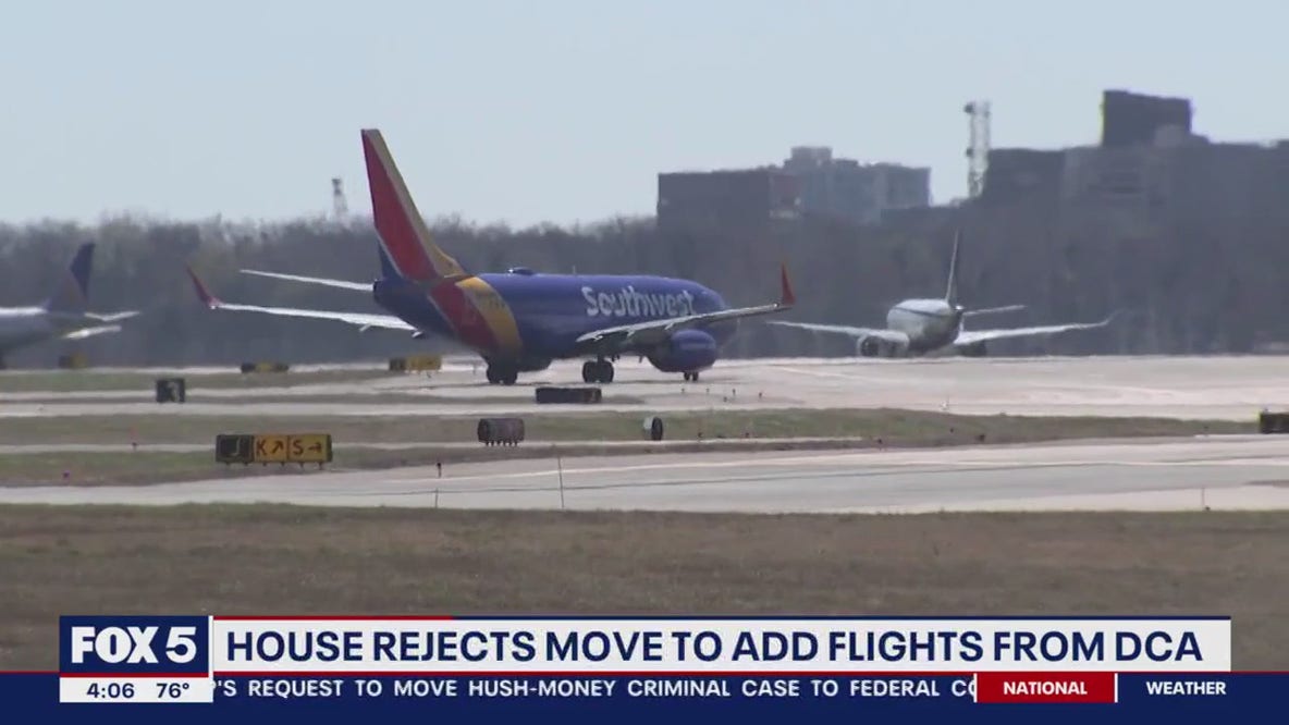 House votes no on adding flights to Reagan