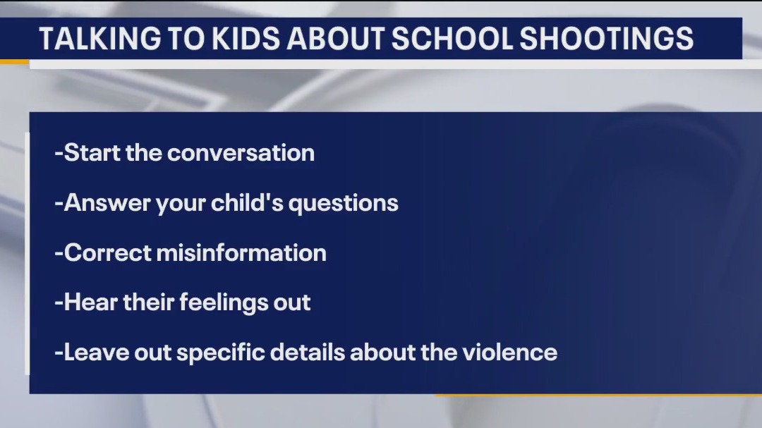 How to talk to kids about school shootings