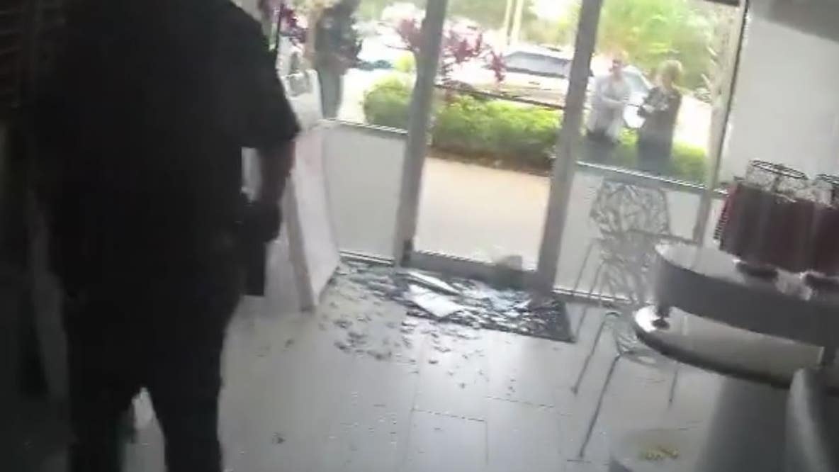 Man accused of breaking into nail salons