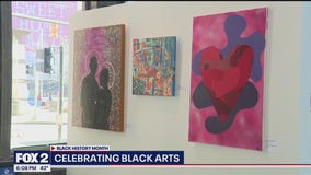 Detroit students provide art for Black History Month