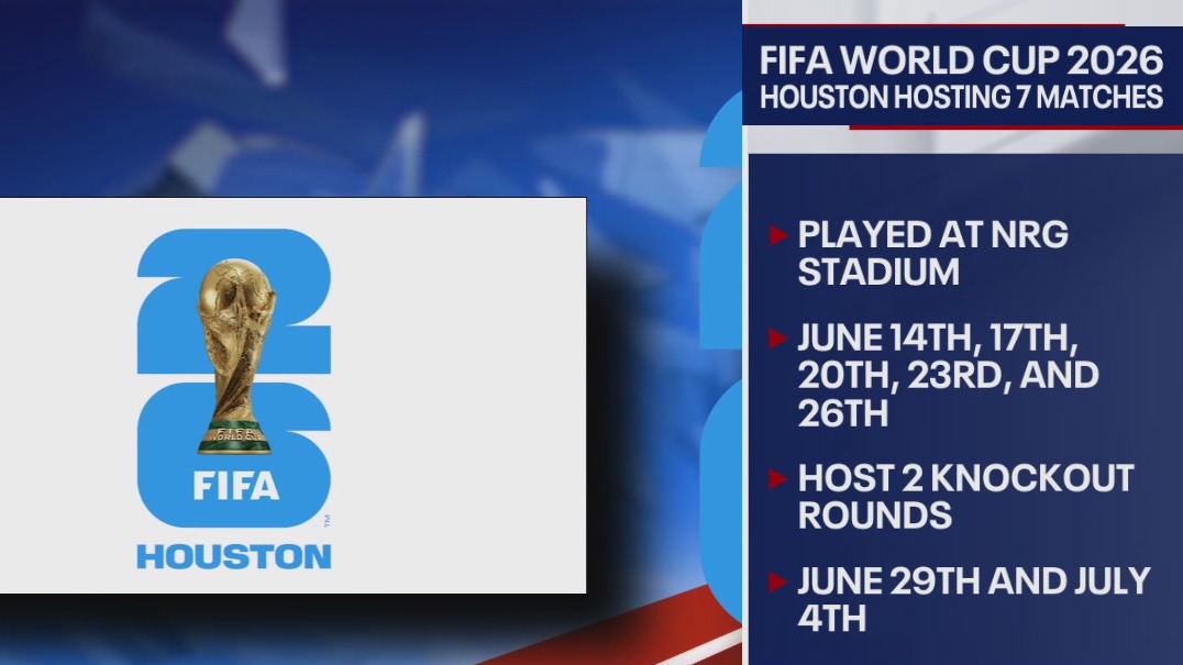 Houston to host 7 World Cup matches in 2026