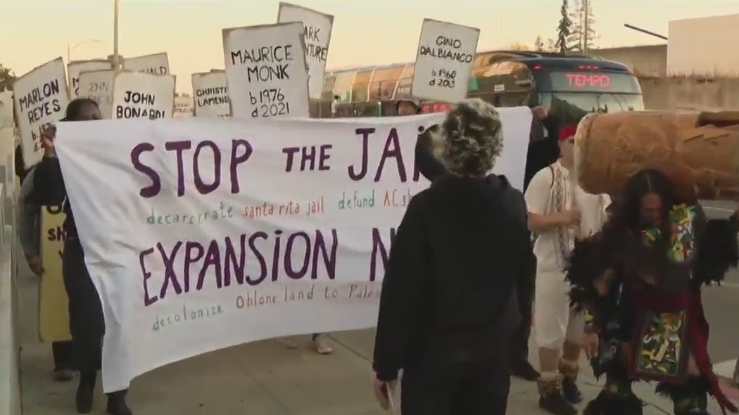 Activists protest mental health wing expansion of Santa Rita Jail