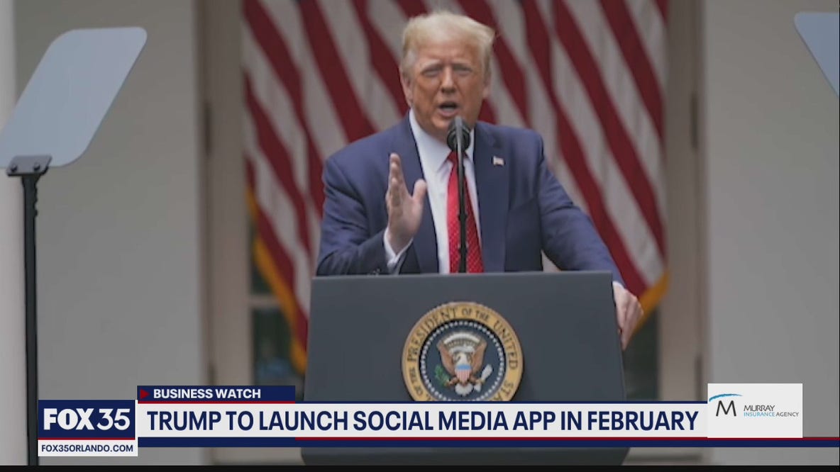 Former President Trump to launch social media app in February