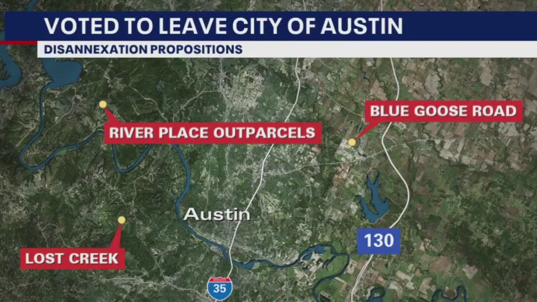 Three Austin neighborhoods vote to break away from city limits