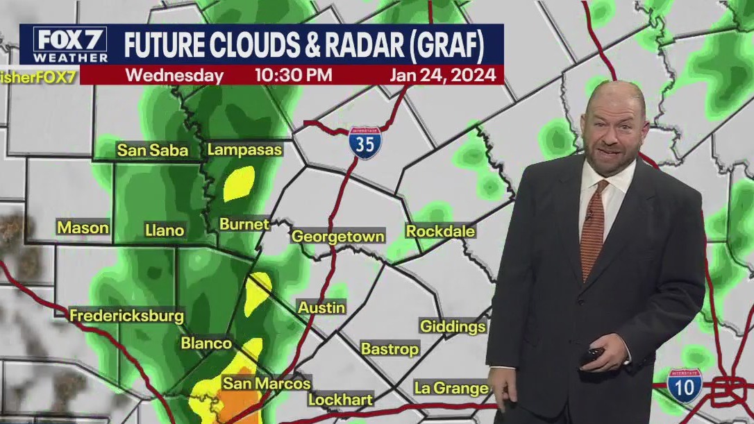 Austin weather Scattered showers tonight FOX 7 Austin