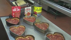Lou Malnati's sells heart-shaped pizzas all month long