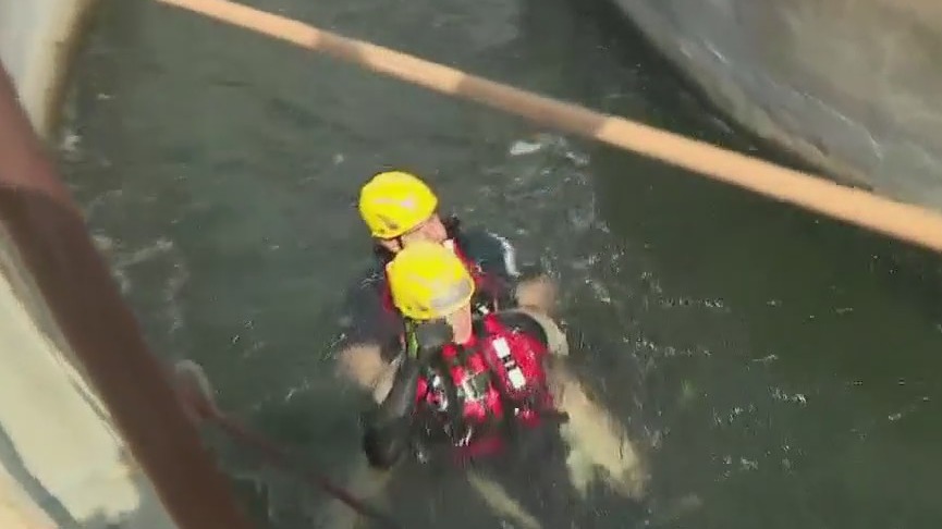 Travis Co. ESD 2 does swift water training in New Braunfels