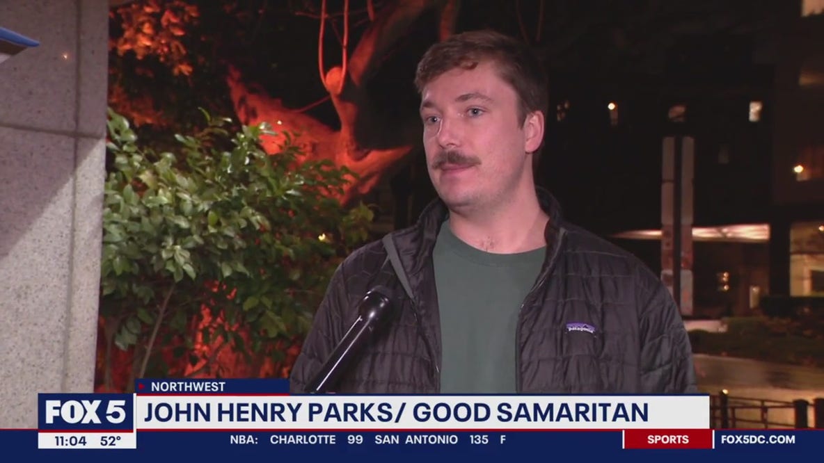 Good Samaritan saves elderly man from armed teens on Connecticut Avenue
