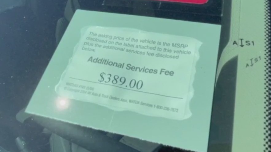 Wisconsin car dealer service fees vary by hundreds