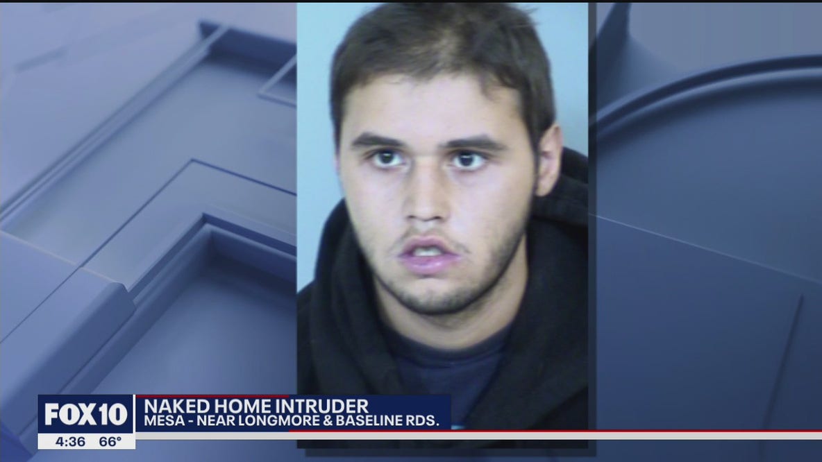 Mesa homeowner finds naked intruder inside home, holds him at gunpoint until police arrive