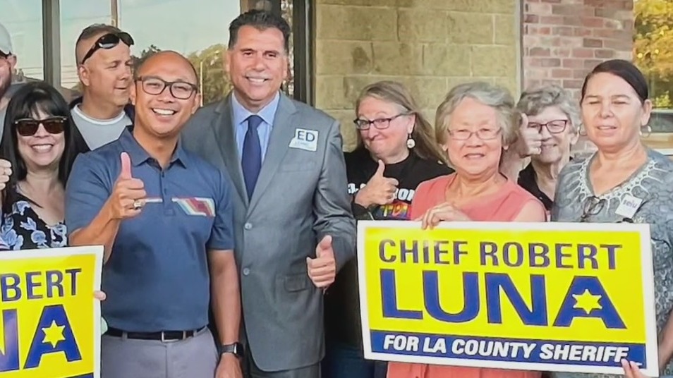 Robert Luna hopes to unseat Villanueva for LA County Sheriff