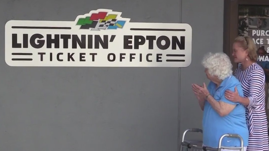 Daytona Speedway ticket office named in honor of 102-year-old Juanita 'Lightnin' Epton