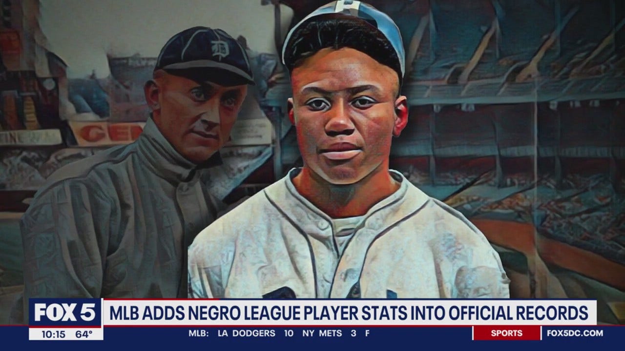 MLB Adds Negro League Player Stats Into Official Records | FOX 5 DC