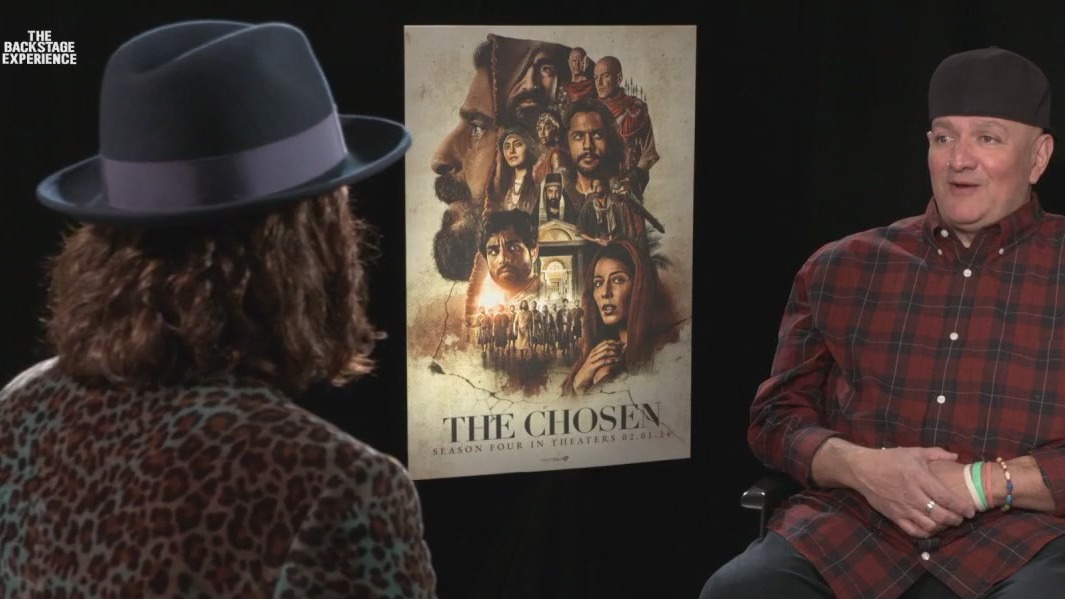 Backstage with "The Chosen" star Jonathan Roumie