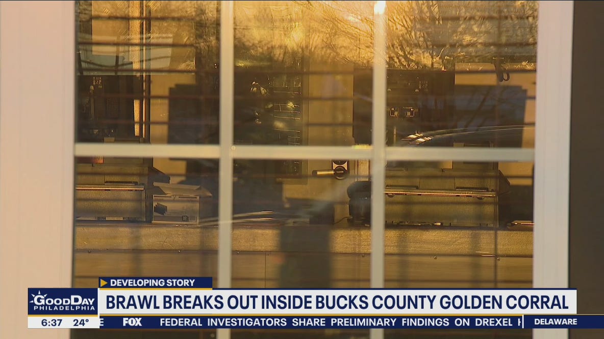 Brawl breaks out inside Bucks County Golden Corral