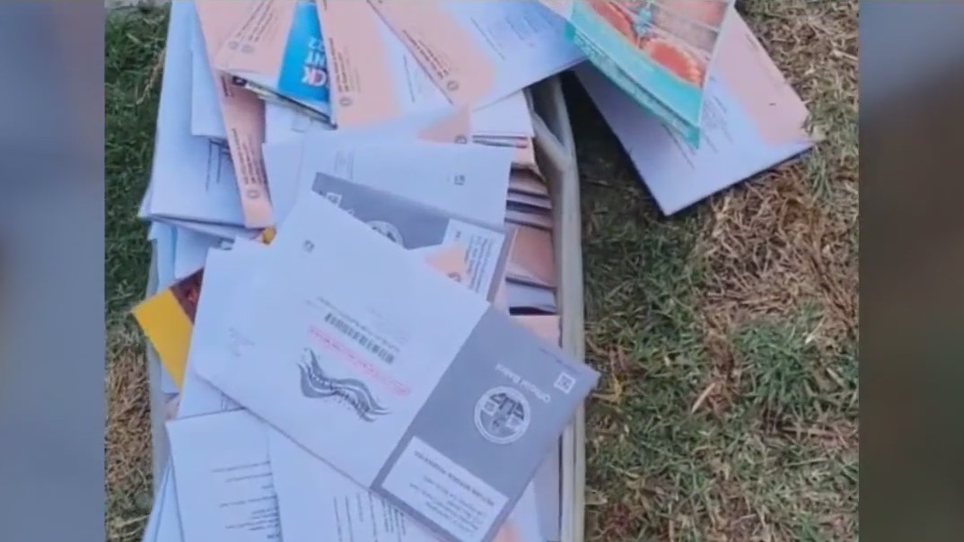 Woman finds box of mail-in ballots on East Hollywood sidewalk