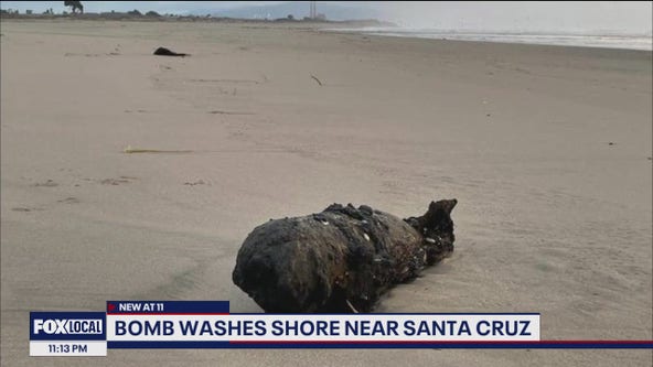 Bomb found on Santa Cruz beach