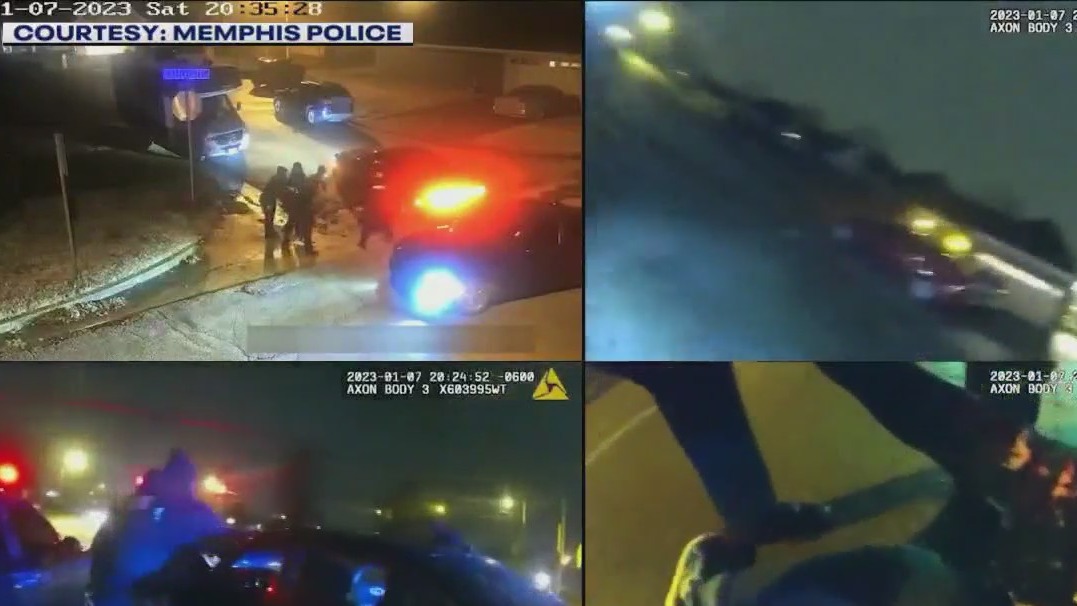 Tyre Nichols bodycam video shows police beating Memphis father for several minutes