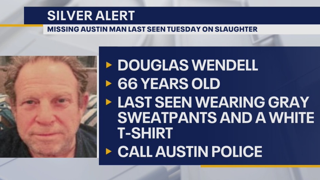 Silver Alert issued for missing Austin man