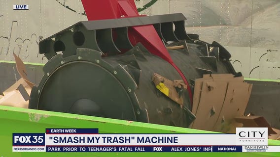 Earth Week: 'Smash My Trash' Machine