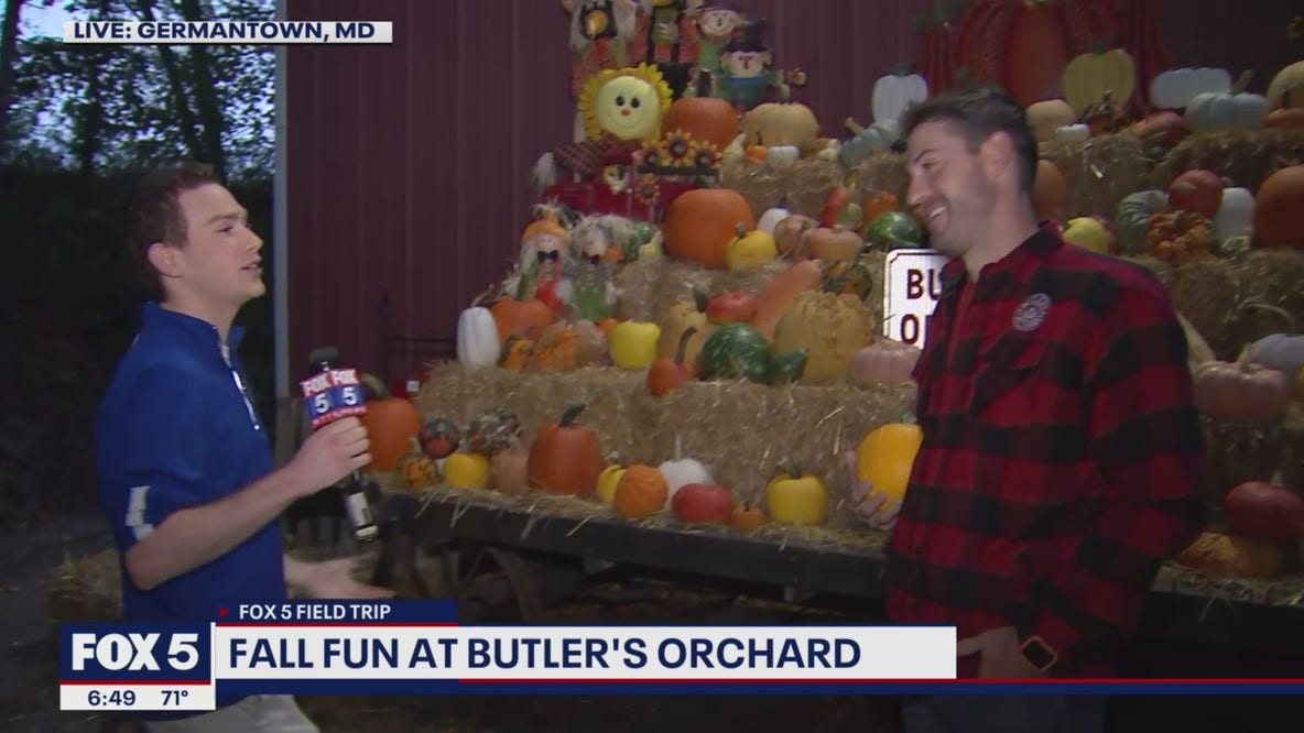 FOX 5 Field Trip: Fall fun at Butler's Orchard!