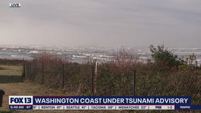 Washington Coast under tsunami advisory