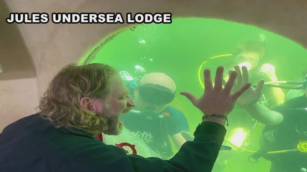 Researcher spending 100 days inside Florida underwater hotel