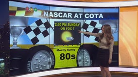 Central Texas weather: Sunny, good conditions for NASCAR Cup series race