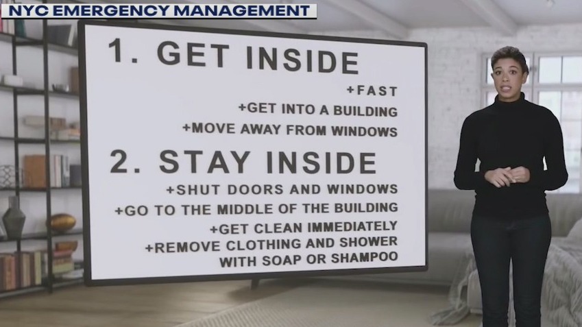 What to do if NYC hit by nuclear bomb?