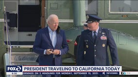 President Biden's trip to California focusing on wildfire response
