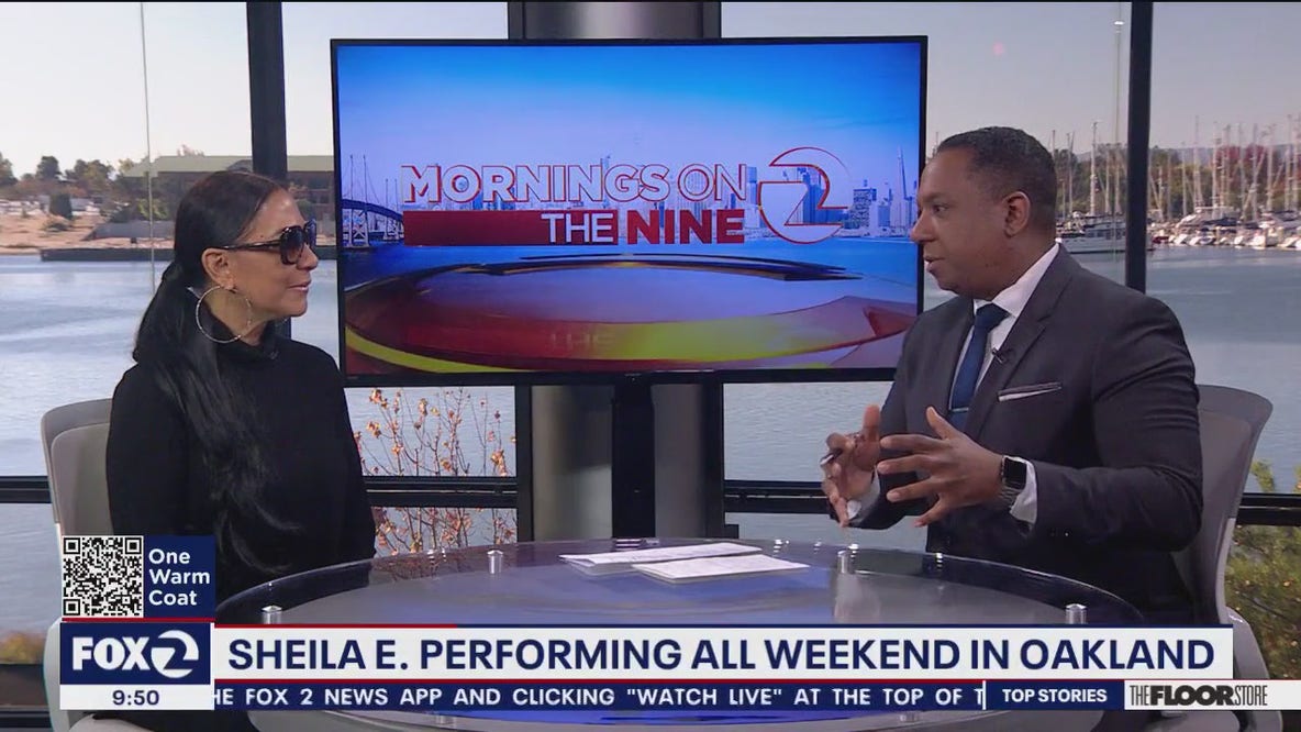 Legendary drummer Sheila E drops in for a beat