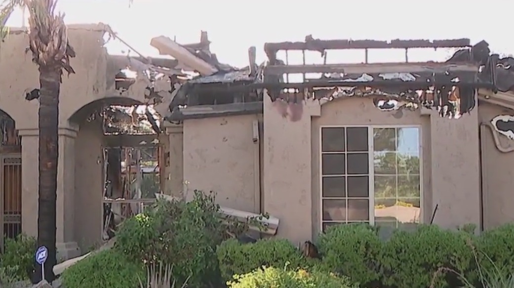 Homeowners out of town as house catches fire twice