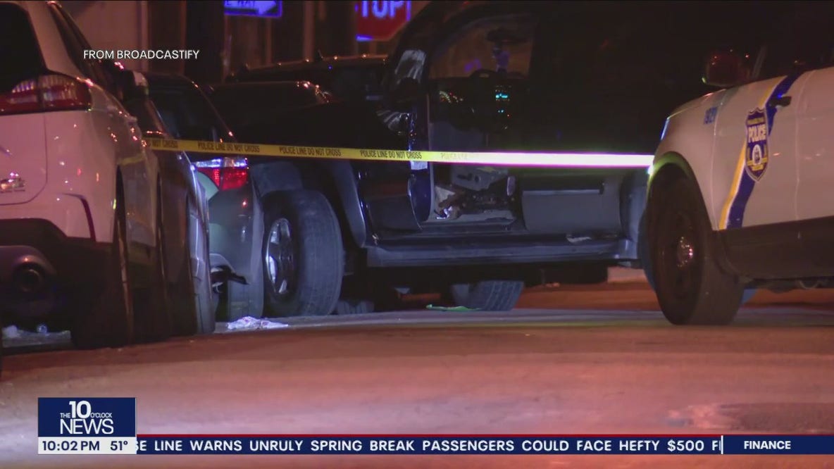 Police: Shots fired at officer during traffic stop in West Philadelphia, 3 in custody