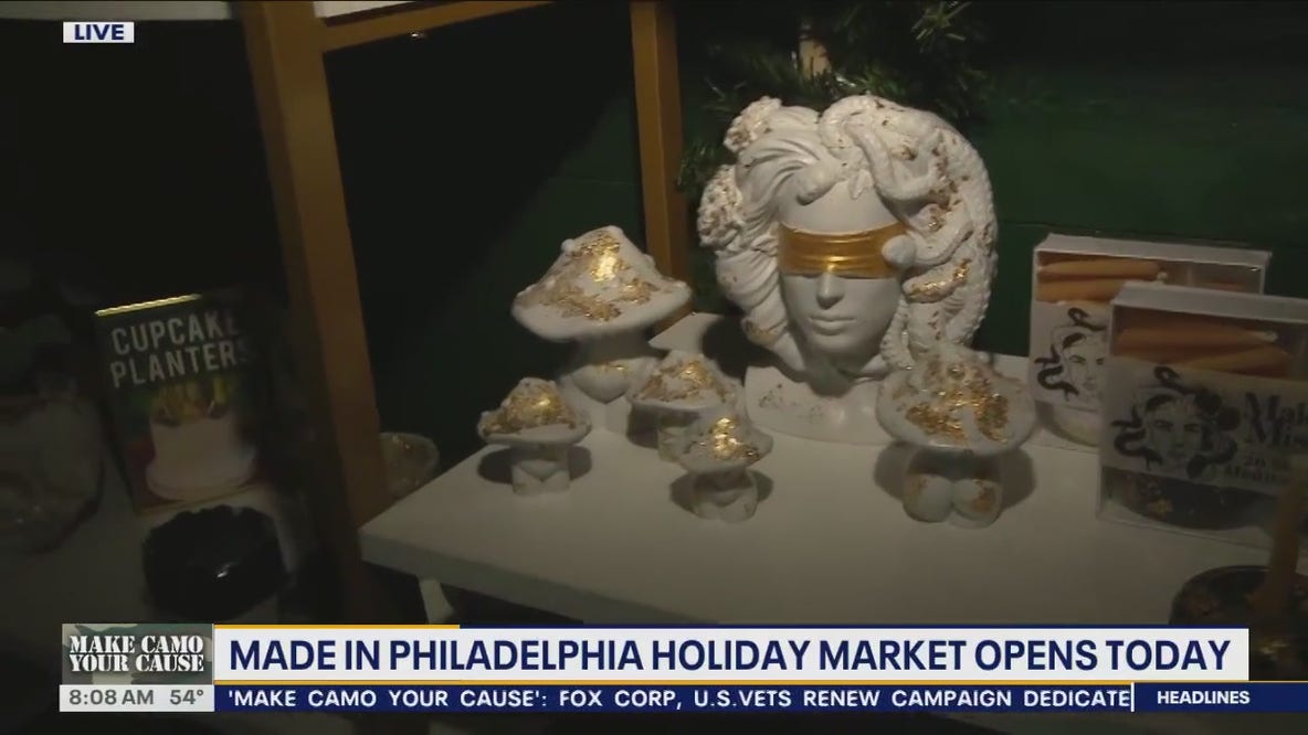 Made in Philadelphia Holiday Market opens today!