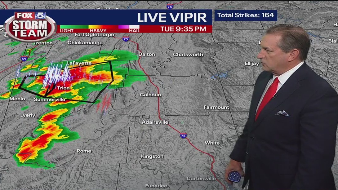 Chattooga County tornado warning canceled
