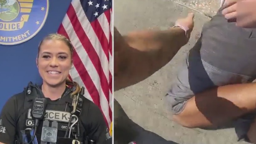 Orlando K9 officer tackles suspect on way to photoshoot in viral video