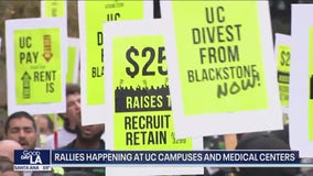Rallies happening at UC campuses and medical centers
