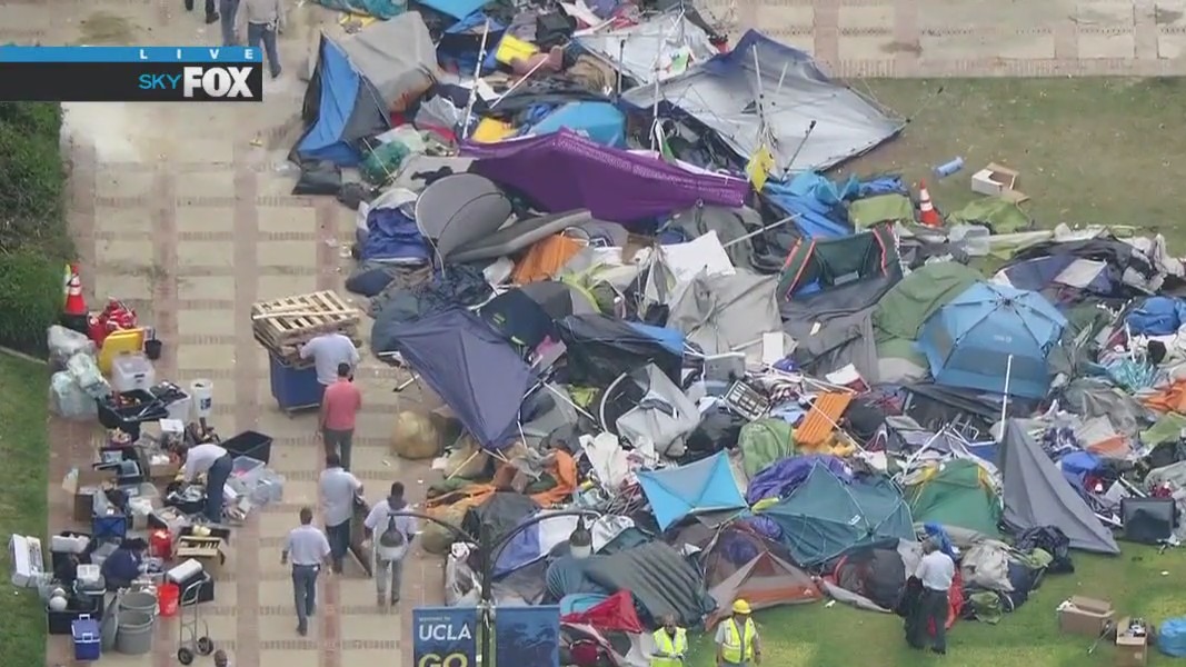 Aftermath of UCLA encampment