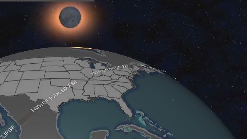 Solar eclipse weather
