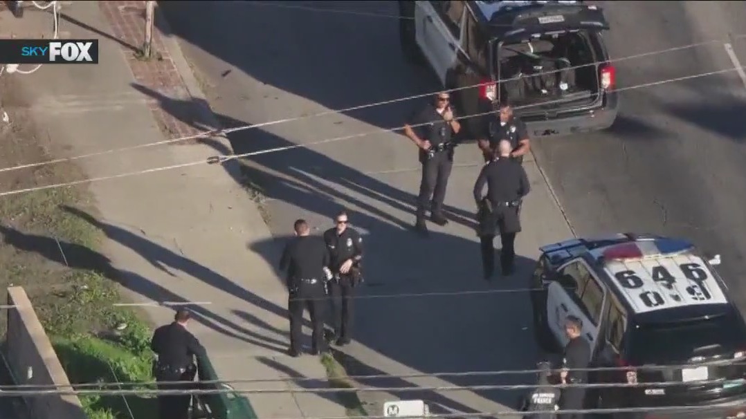 Suspect shot by LAPD officers in Van Nuys
