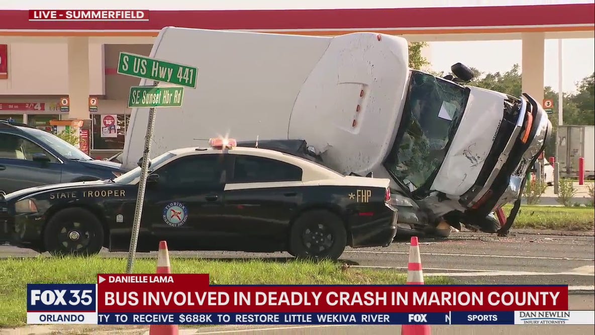 Deadly 5-vehicle crash in Marion County involving special needs bus