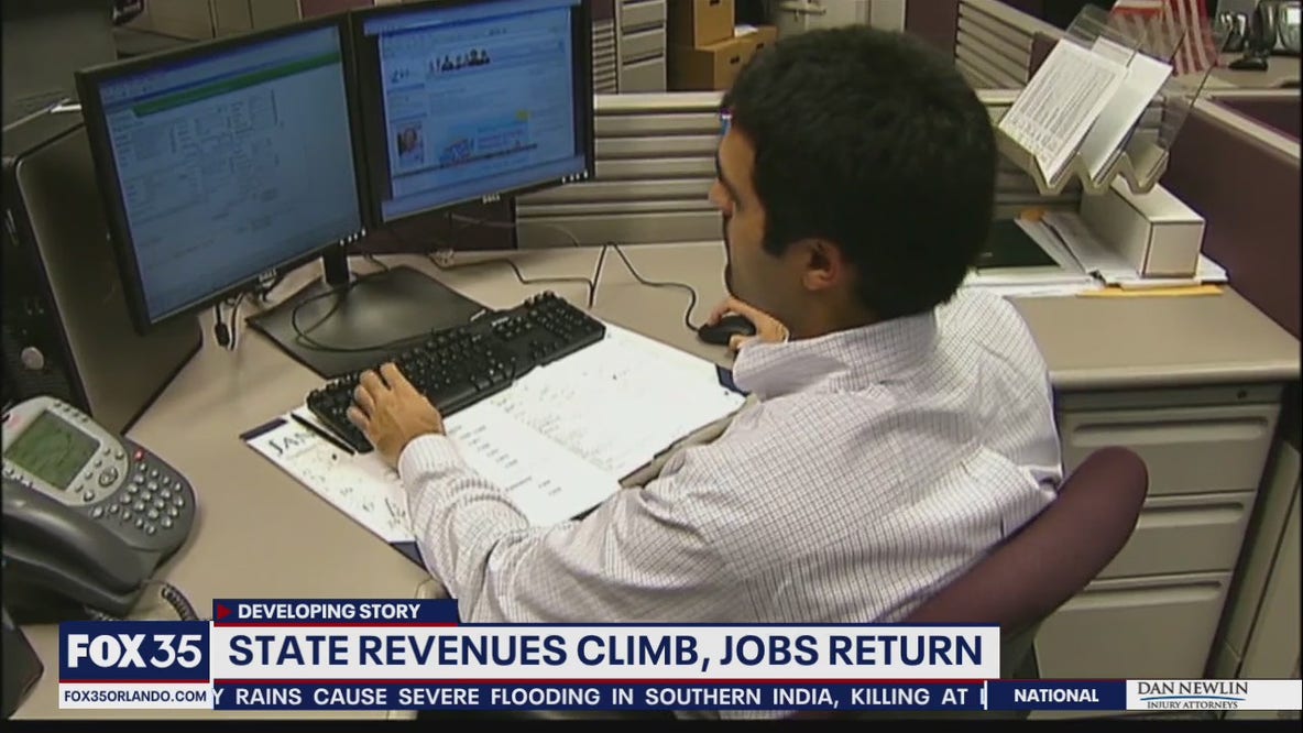 Florida revenue climbs as job returns to the state