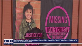 Missing girl Oakley Carlson kept 'locked in a cell' under stairs, new court docs reveal