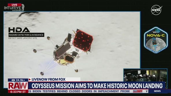 Odysseus successfully lands on the moon