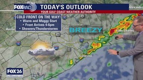 Houston weather: Rain, thunderstorms expected; strong cold front arrives