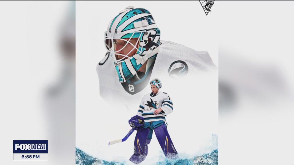 Sharks goalie first local to play for his hometown team